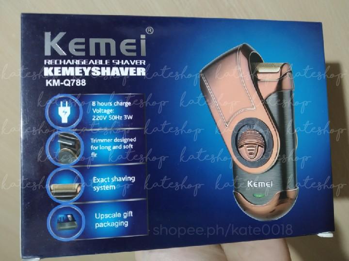 kemei rechargeable shaver