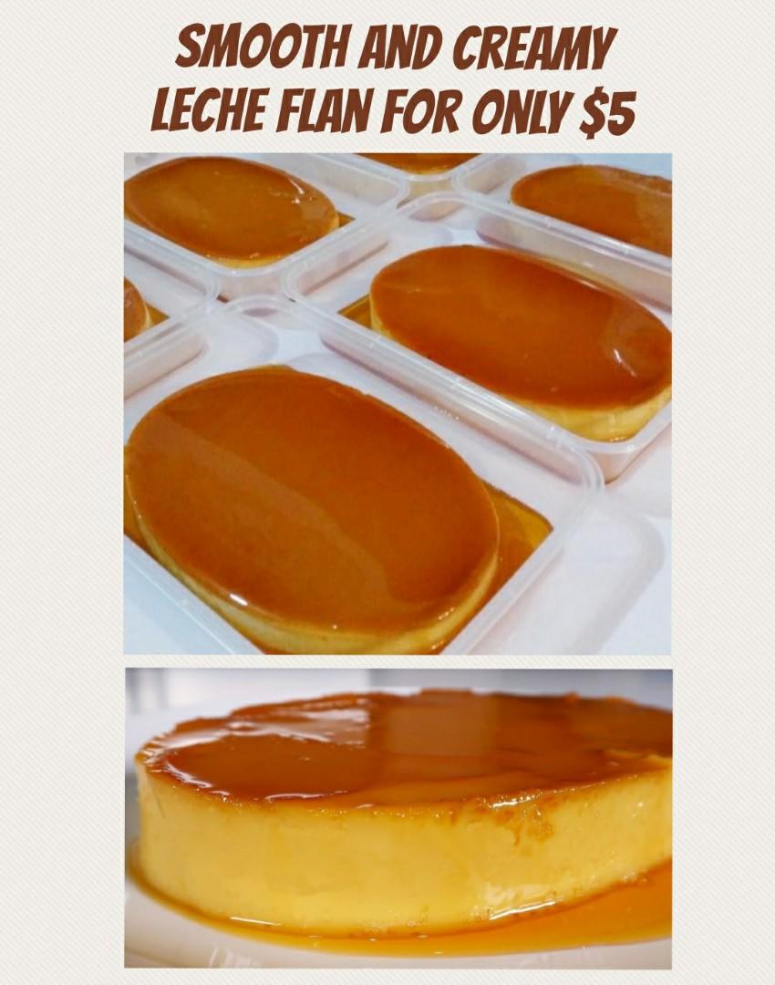 Leche flan (smooth and creamy), Food & Drinks, Packaged & Instant Food on Carousell