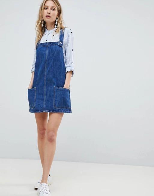 Mango dungaree dress new arrivals