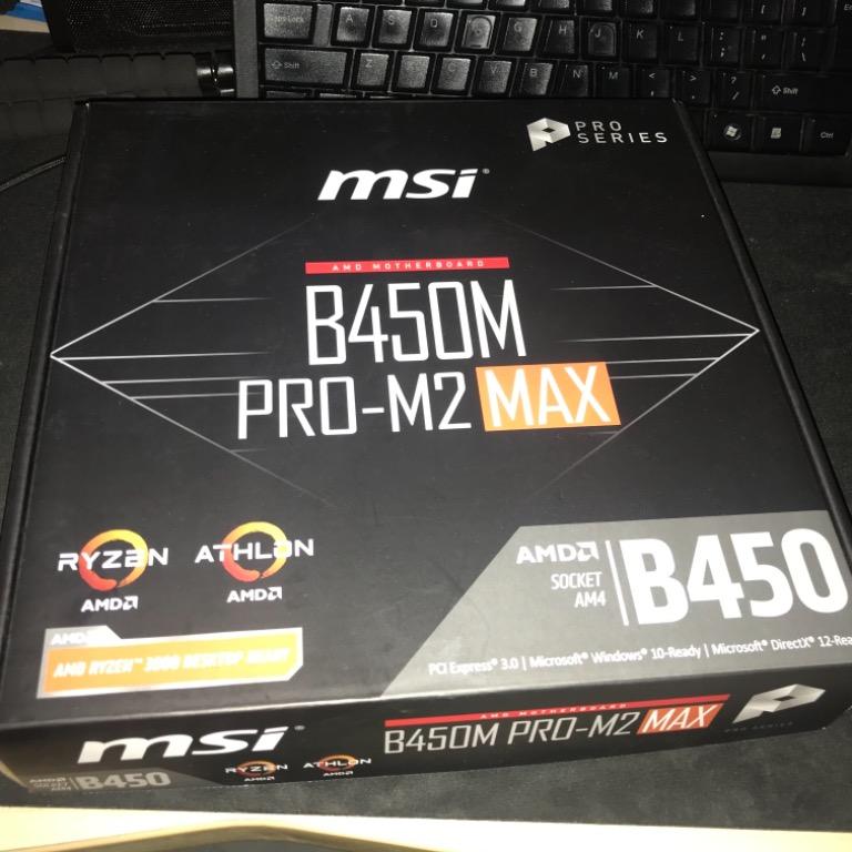 Msi B450m Pro M2 Max Ryzen 3000 Ready Electronics Computer Parts Accessories On Carousell
