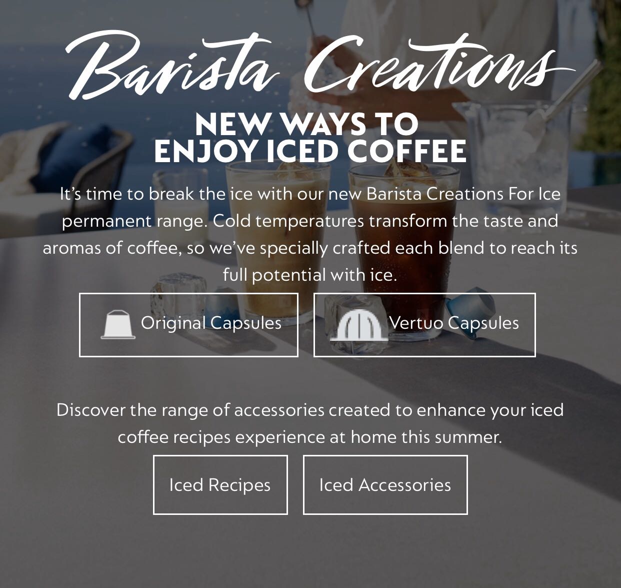 Barista Creations, Iced Coffee Pods