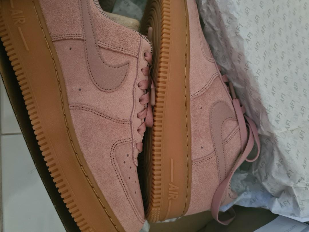 Af1 shop pink suede