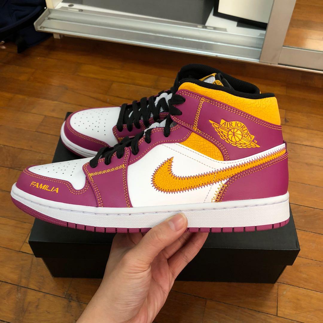 RETAIL Nike Air Jordan 1 Mid Day of The Dead Familia Dia de los Muertos Men s Fashion Footwear Sneakers on Carousell