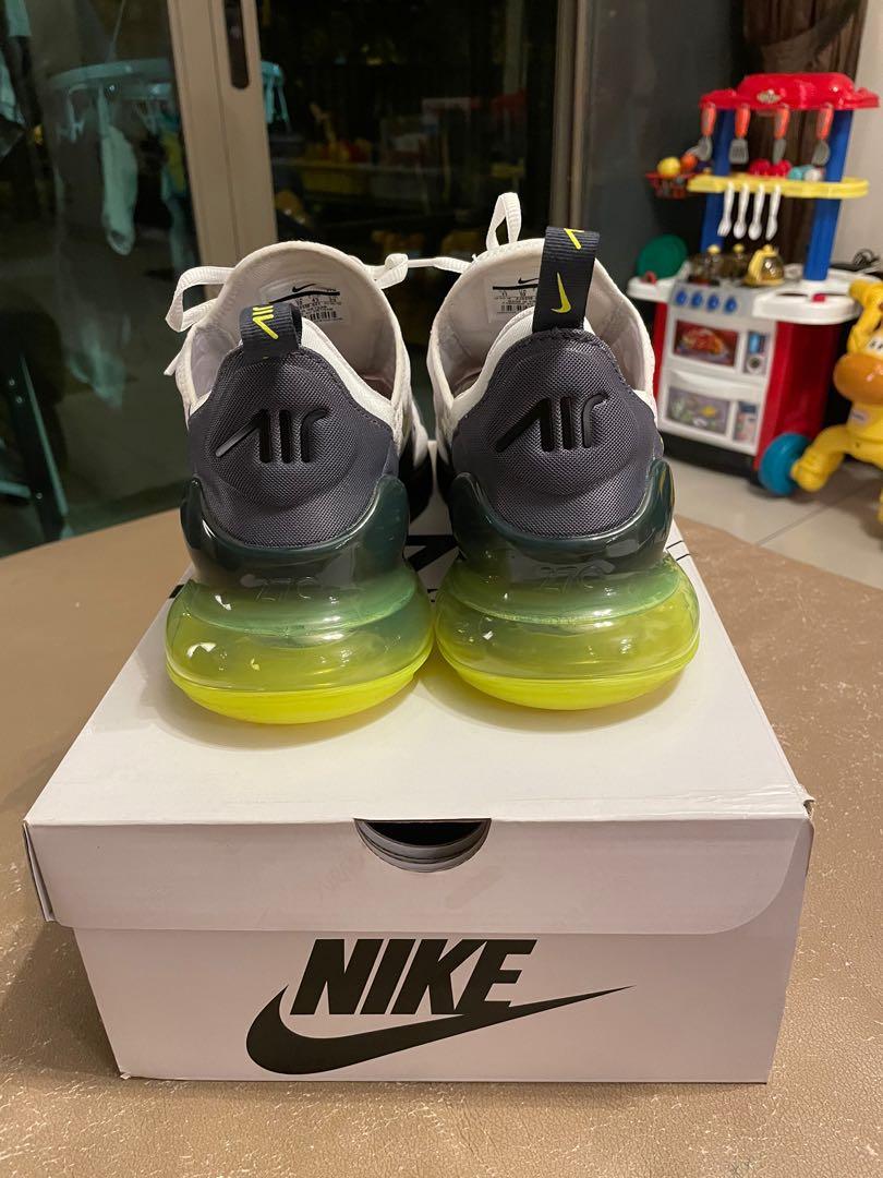 Nike Air Max 270 Neon Men s Fashion Footwear Sneakers on Carousell