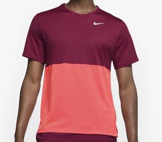 laser crimson nike shirt