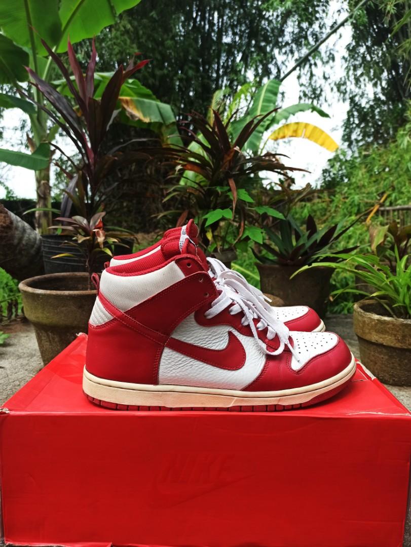 Nike dunk high varsity red 2009 Clearance