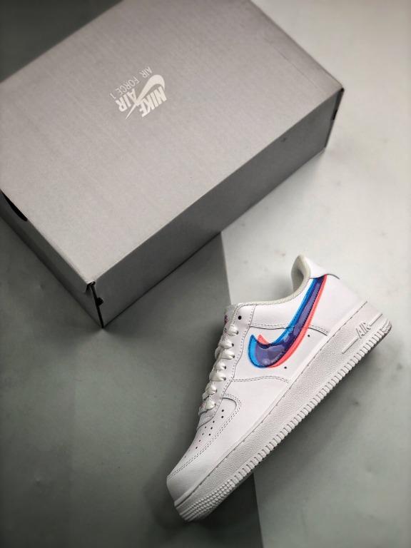 Nike Air Force 1 I Low Ksa Gs 3d Glasses White