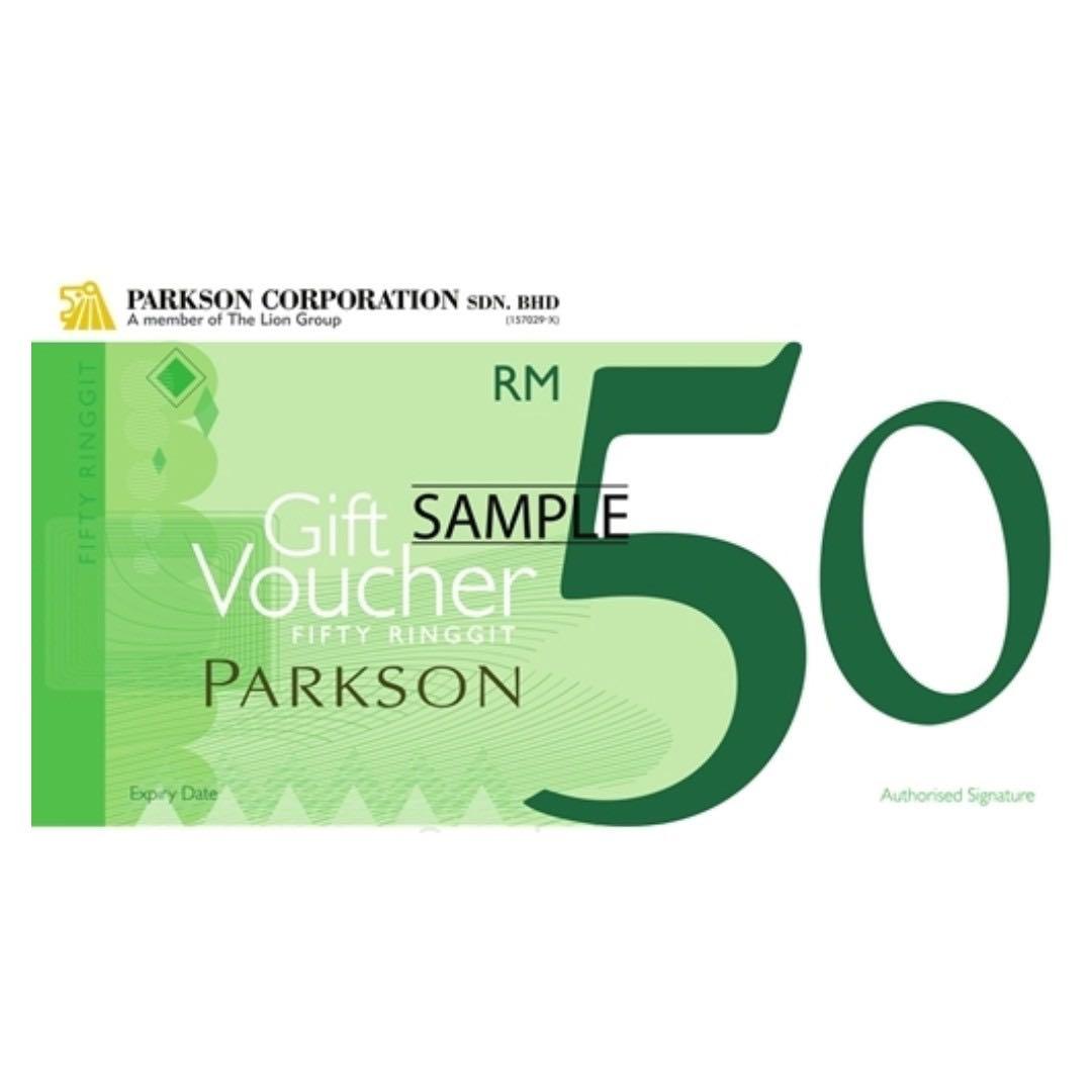 Parkson Voucher Tickets Vouchers Gift Cards Vouchers On Carousell