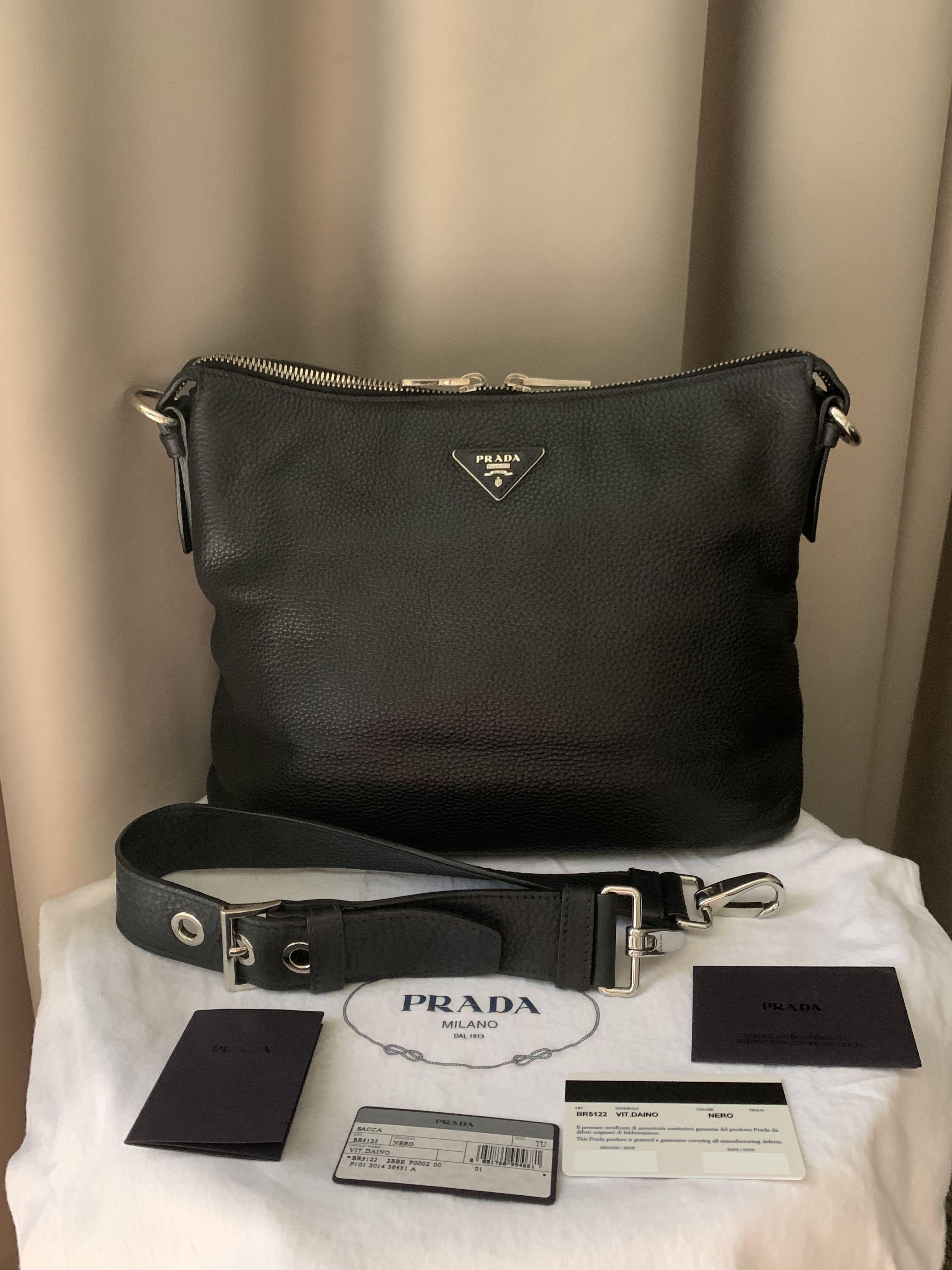 Prada hobo bag hot sale size