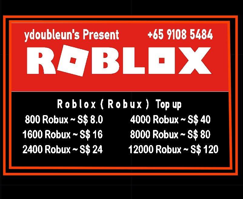 Roblox Robux HP 9108 5484, Video Gaming, Gaming Accessories, Game Gift ...