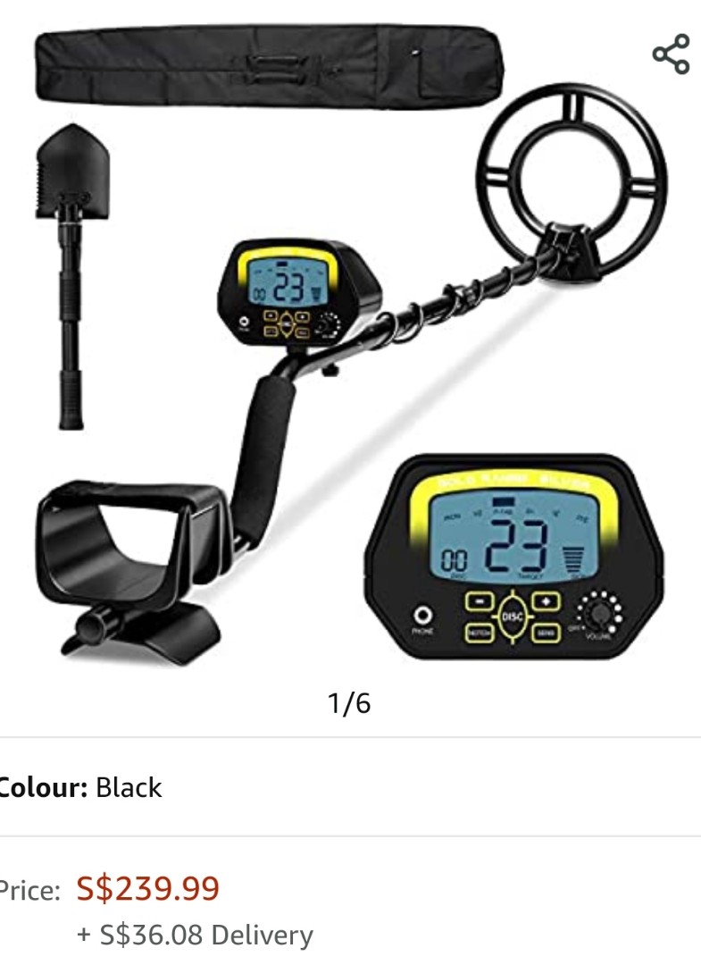 Sakobs Metal Detector Premium High Accuracy Free Delivery Birthday Present Gift Etc Toys Games Others On Carousell