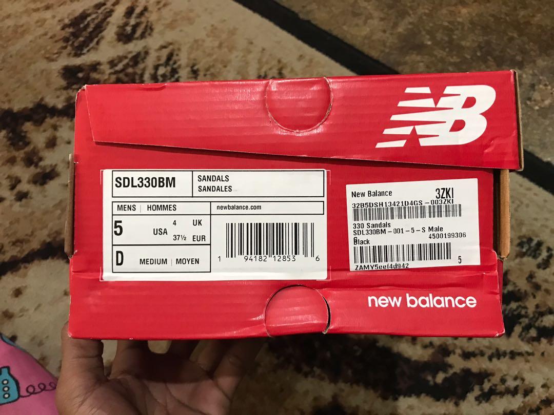 Sandals New Balance 330 Original, Fesyen Pria, Sepatu , Sneakers di