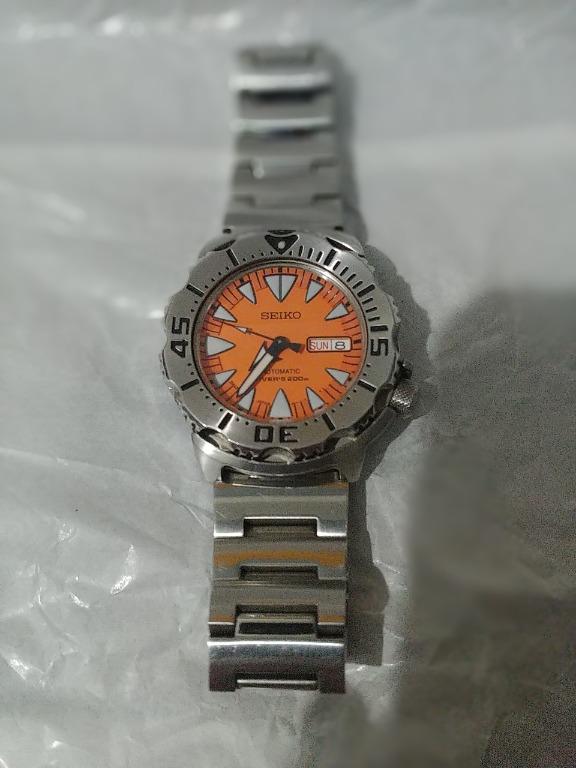 Seiko SRP 309 Orange Monster (2nd Gen), Men's Fashion, Watches &  Accessories, Watches on Carousell