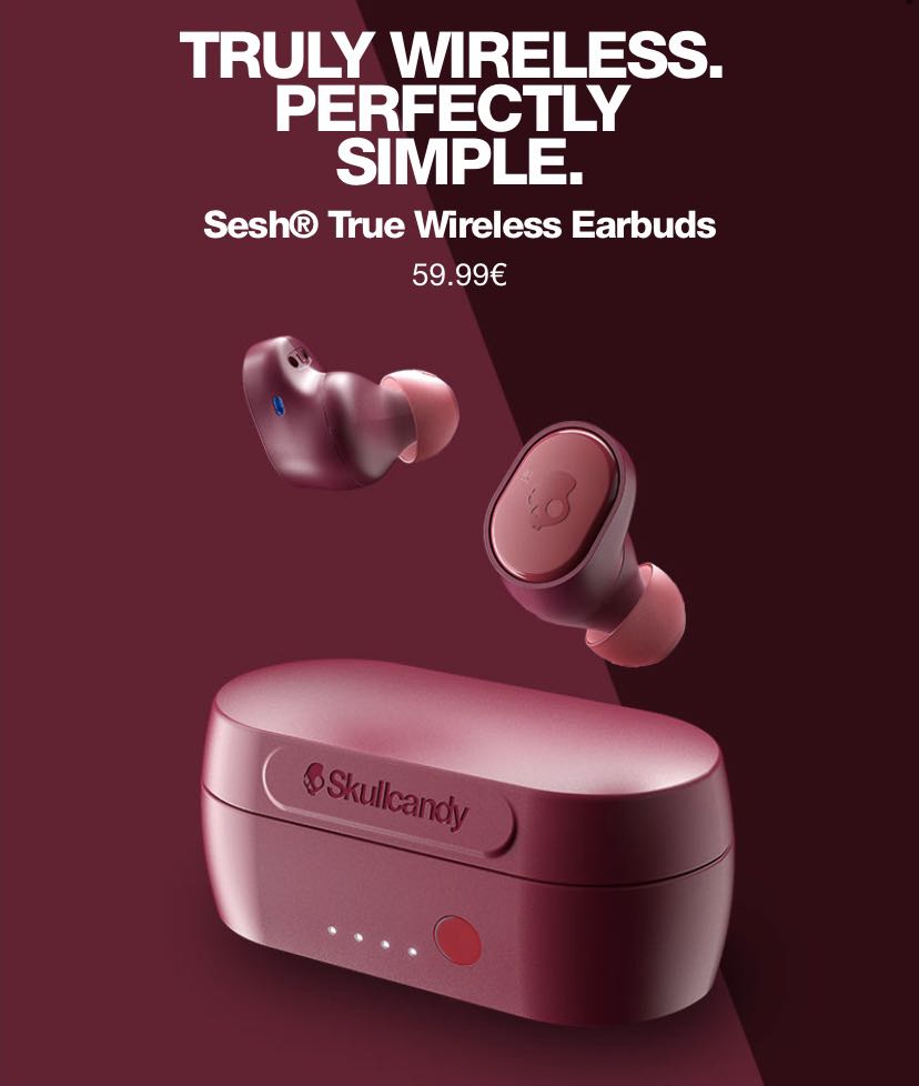 Skullcandy sesh online evo deep red