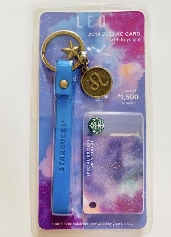 Starbucks Astrology Zodiac Card with Keychain - Leo ...