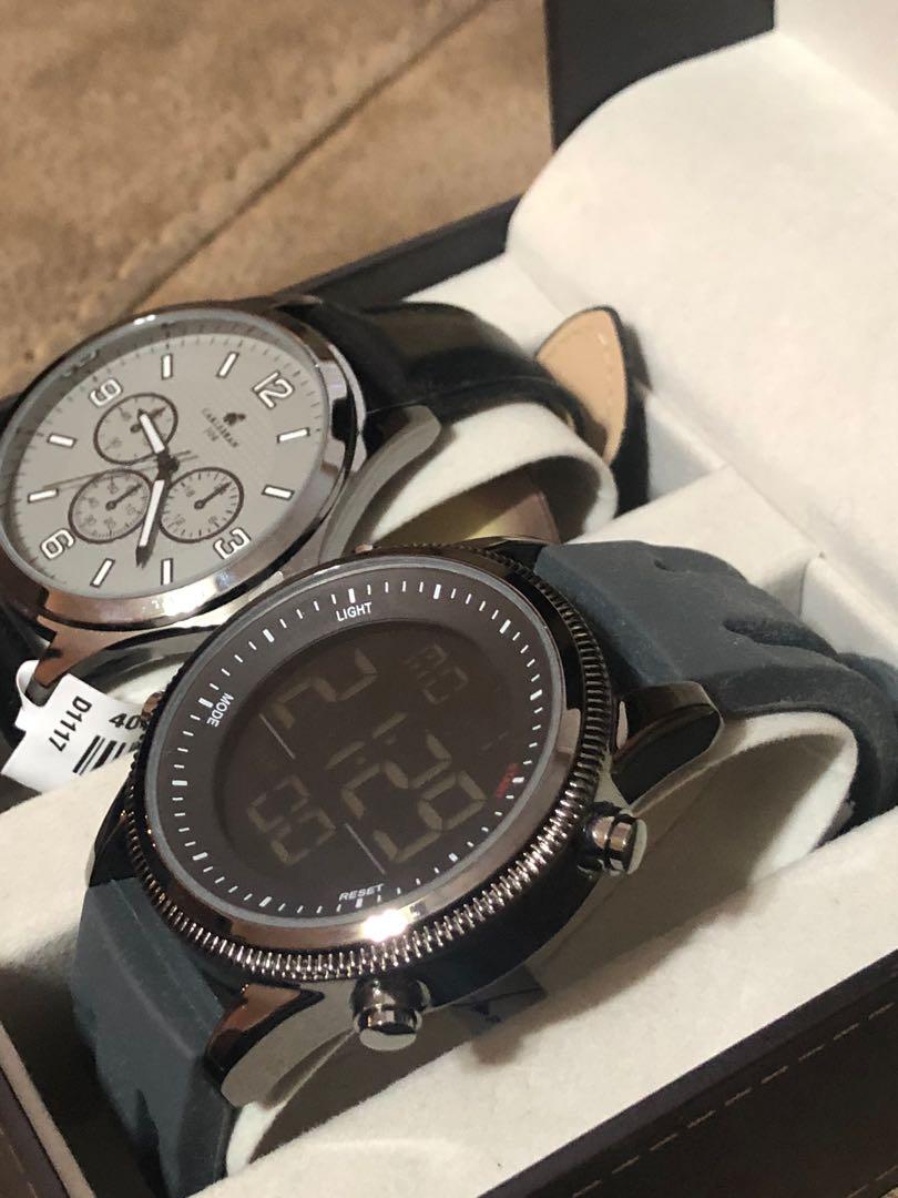SUPER SALE Set of 2 watches by Caribbean Joe Men s Fashion Watches Accessories Watches on Carousell