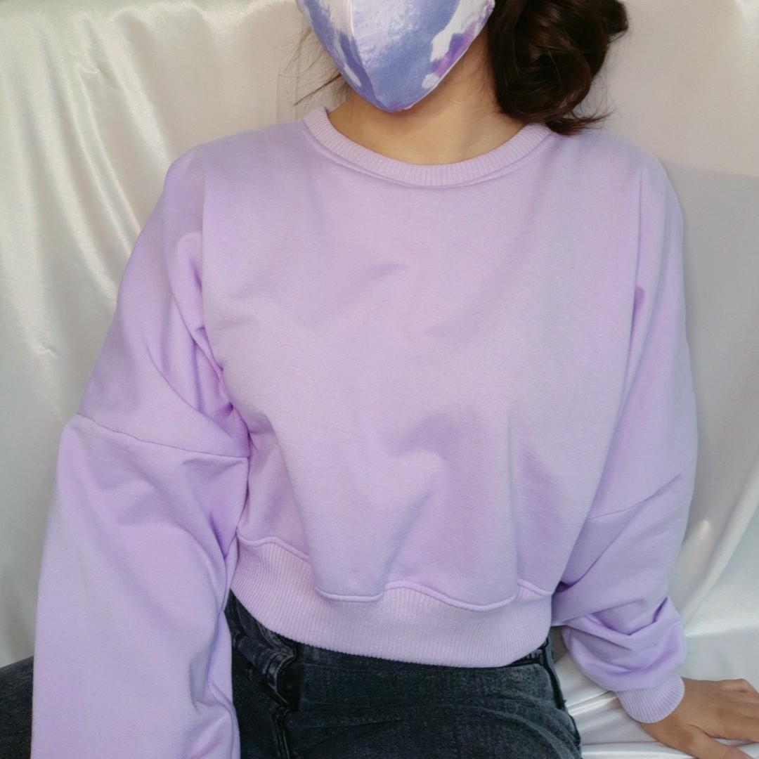 sweater crop oversize