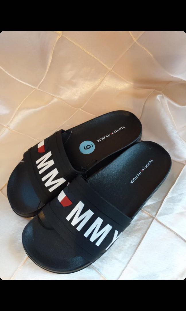 tommy hilfiger slide on shoes