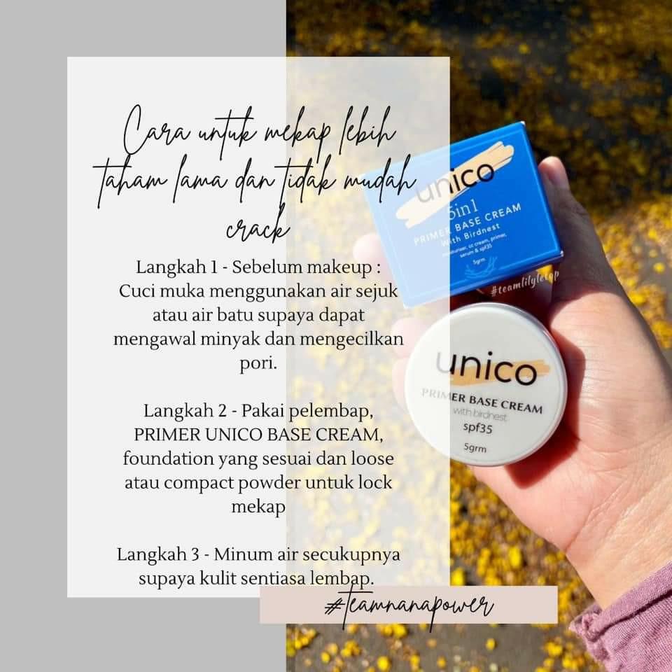 cara pakai unico cream