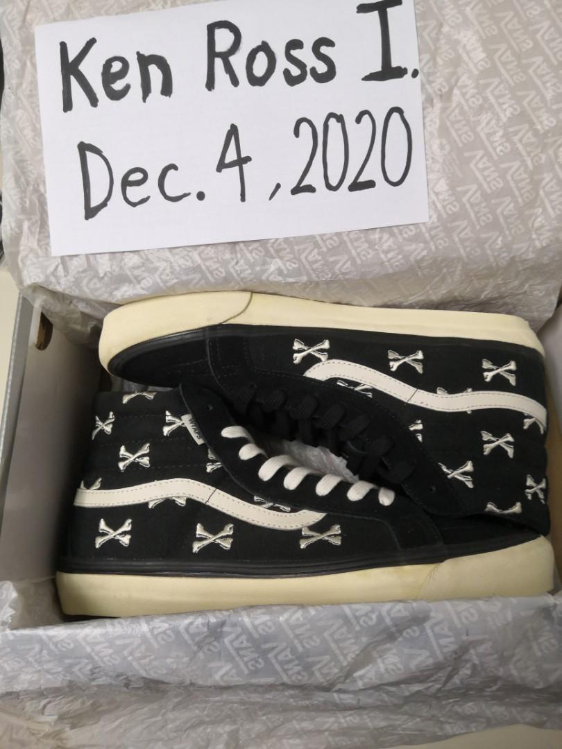 Vans Vault x WTAPS (OG Sk8-Hi LX) - Crossbones (Category: Sneakers) located in Makati City. Submitted by youngporkmint (Listing ID 1053635573, Image 2). Description: (No shipping, for pick-up only at UnionBank Makati Avenue branch, Makati City) - All size 10 US Mens - All Brand new with box (never fitted or worn) - All local release, bought from The Nines PH Uptown Mall and Commonwealth SM Aura - with receipt 1. Vans Vault x WTAPS (2016) - OG Sk8