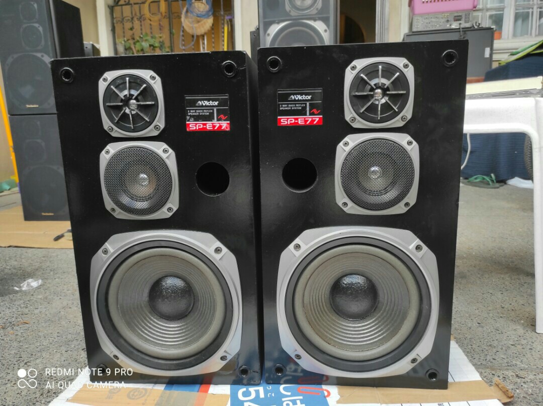 Victor SPE77 three way speaker, Audio, Soundbars, Speakers