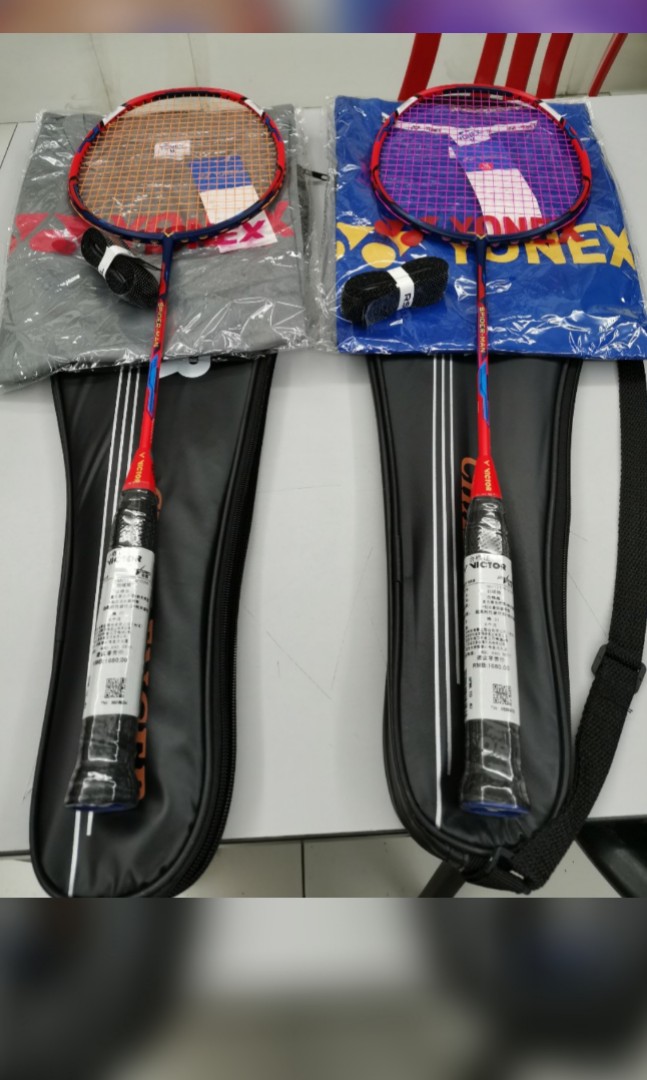 Victor Spiderman Badminton Racquet, Sports Equipment, Sports & Games ...