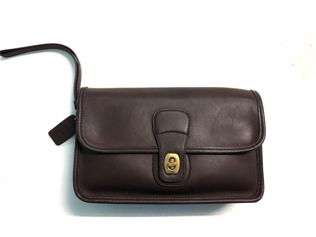 Vintage Coach Demi Baguette Purse | Black leather bags, Tan handbags, Purses  and handbags