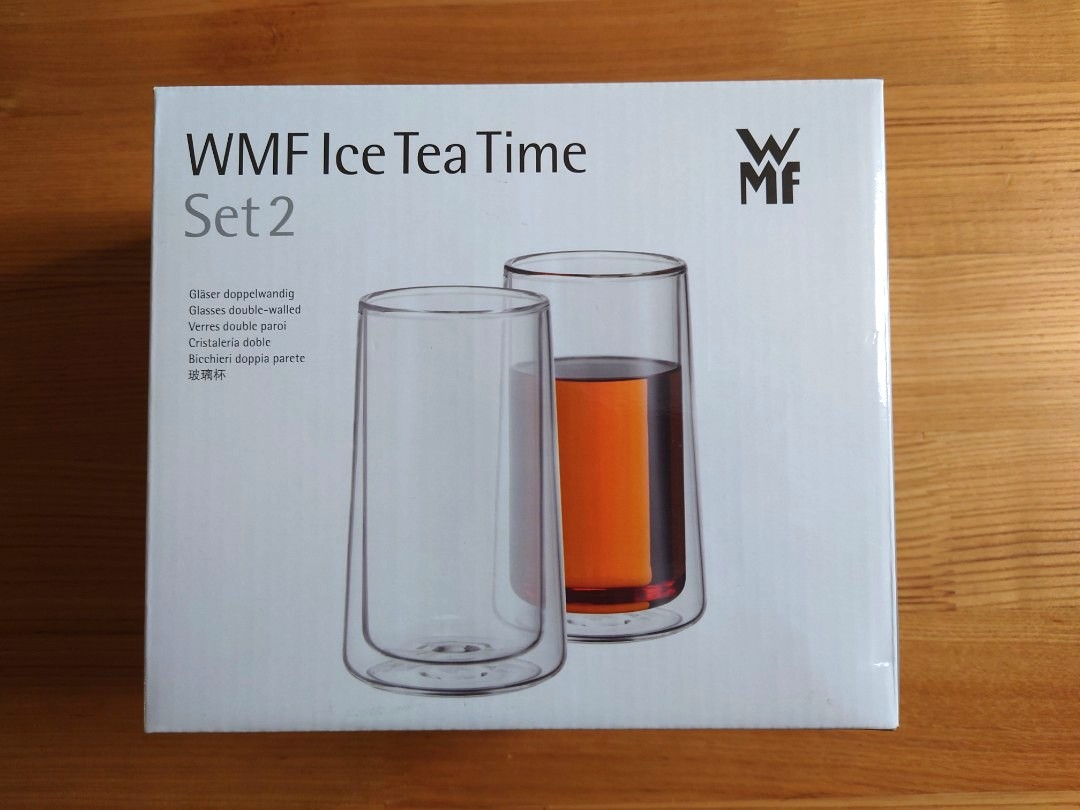 wmf ice tea time double layer glass home appliances kitchenware on carousell