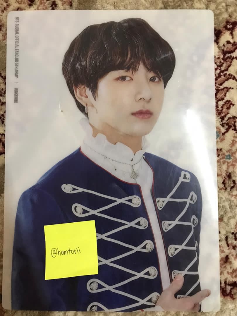 Wts Bts Global Official Fanclub 5th Army Translucent Poster K Wave On Carousell