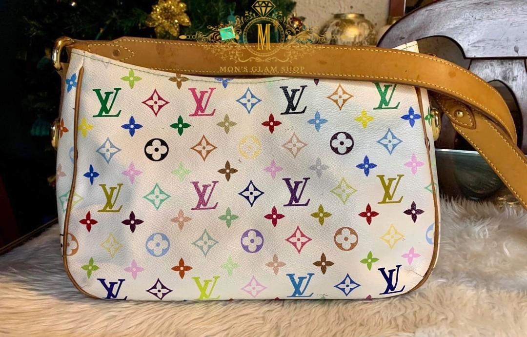 Louis Vuitton White Multicolor Monogram Lodge, Luxury, Bags & Wallets on  Carousell