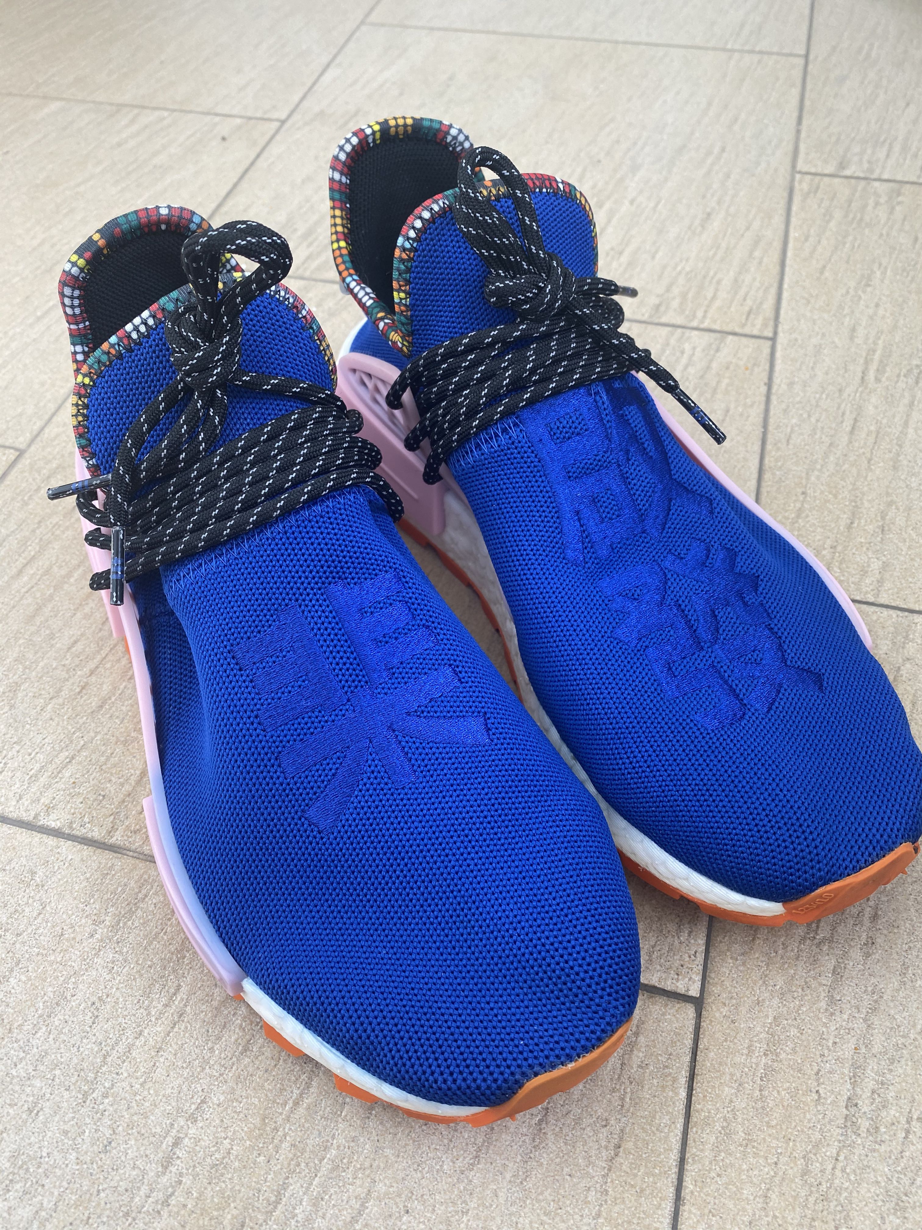 Adidas Adidas Pharrell Williams X NMD Human Race Trail Inspiration Pack  Powder Blue