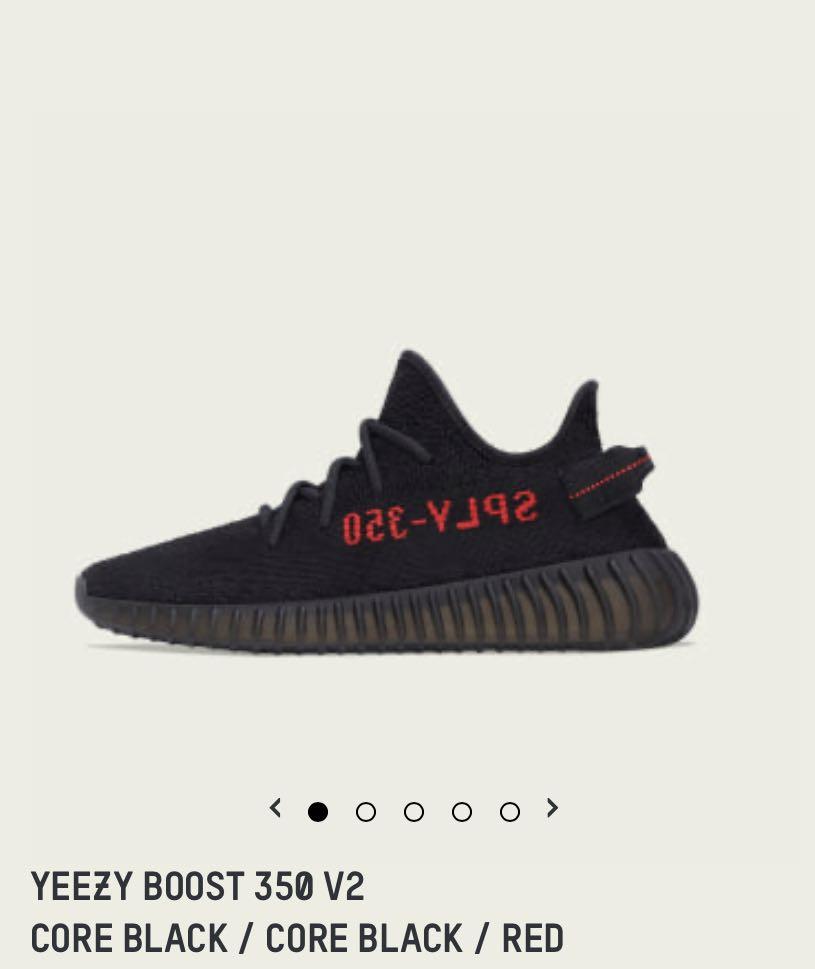 yeezy boost 350v2 bred