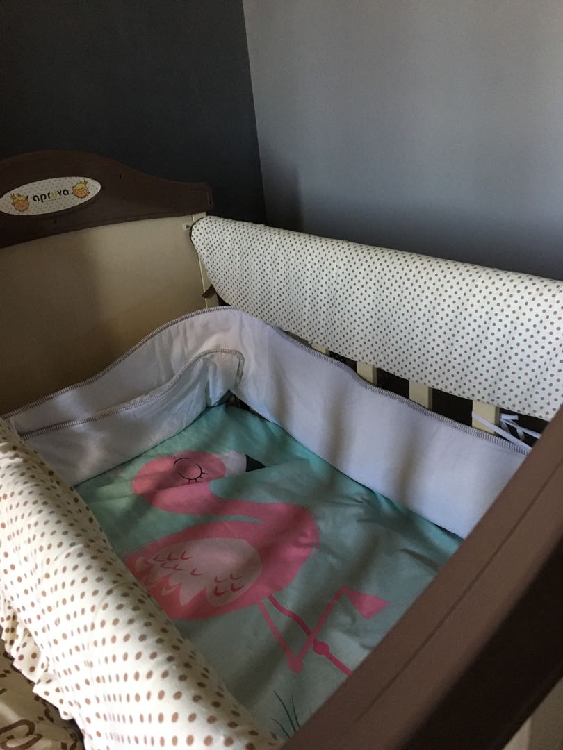 Apruva Heavy Duty Metal Crib, Babies & Kids, Baby Nursery & Kids