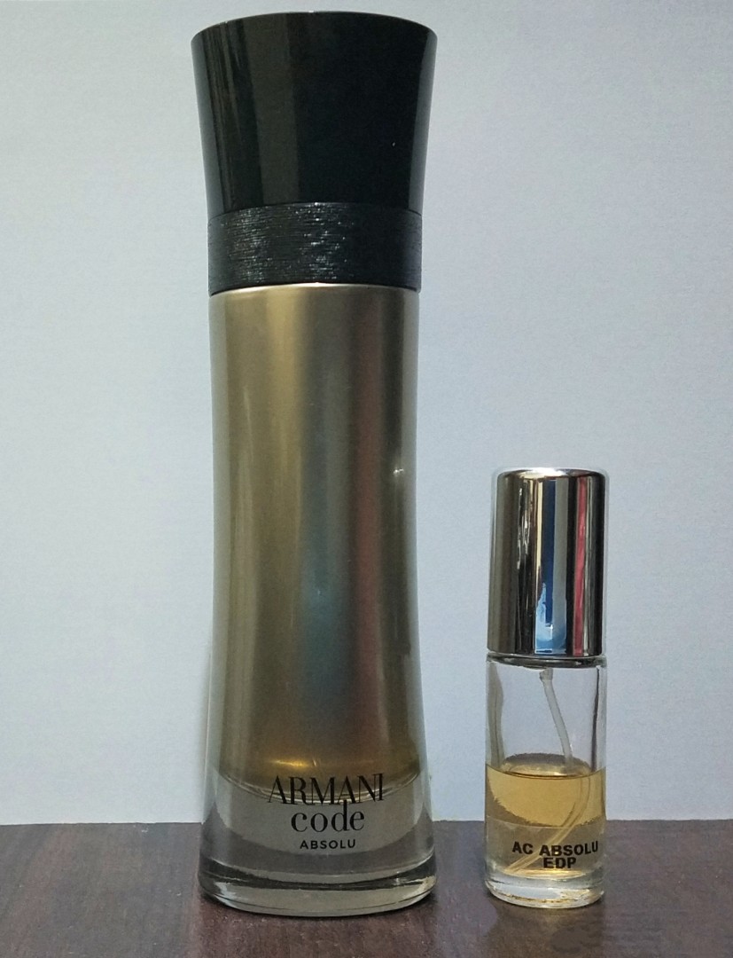 armani code absolu decant