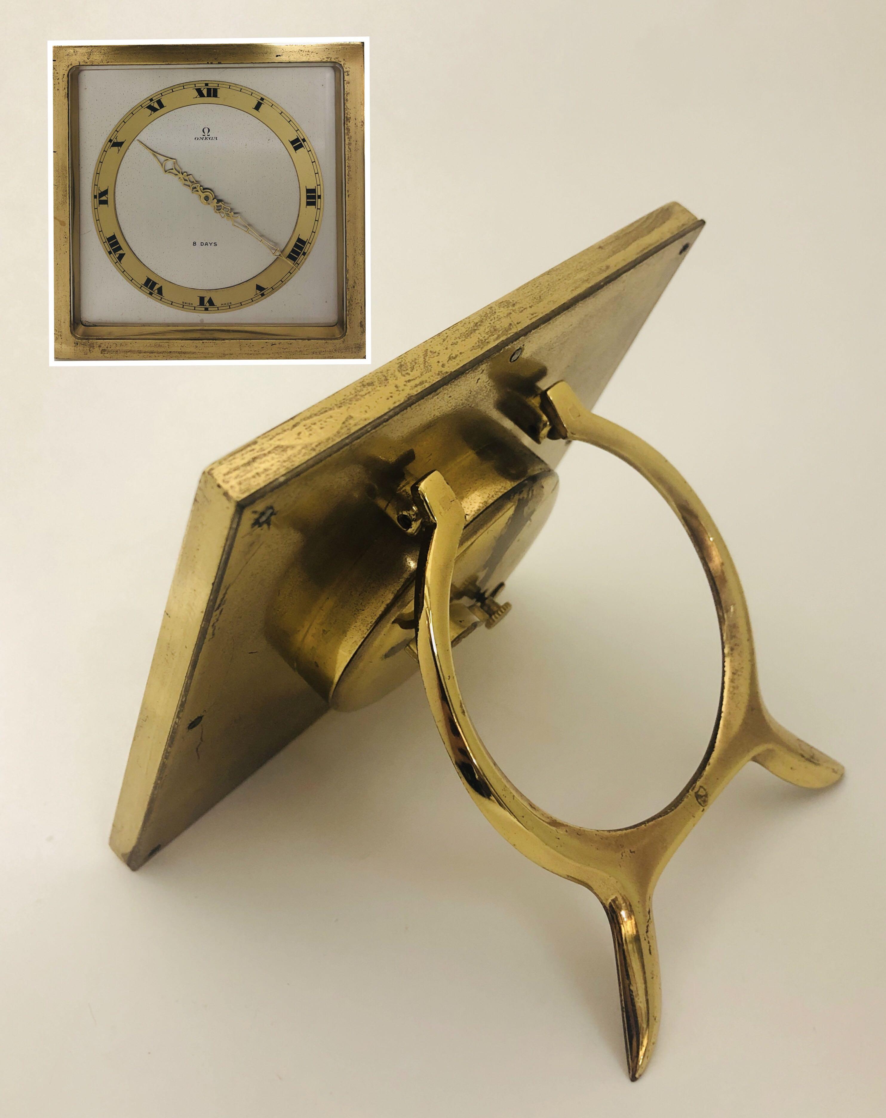 Omega 8 days table clock shop