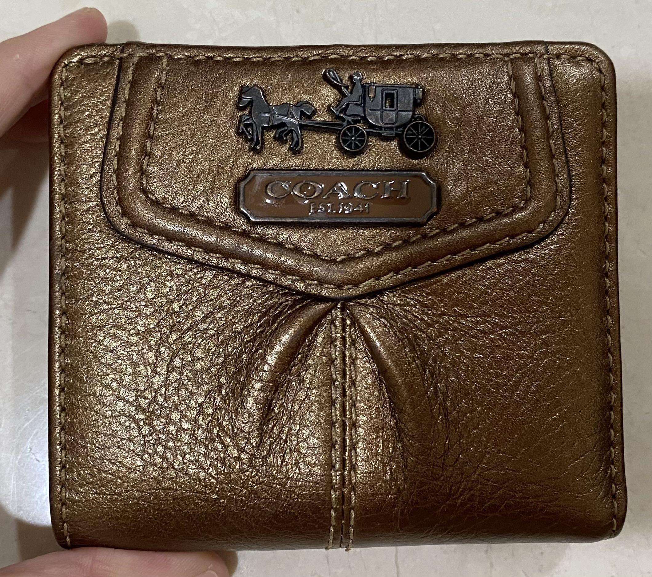 Bronze sale coach purse