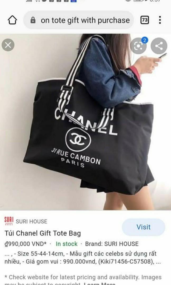 VJ stan on Instagram: [VJ's COINCIDENCE] Chanel VIP Gift Bag were made by  a third party which given away to their VIP client only. And because this  bag were a gift, so
