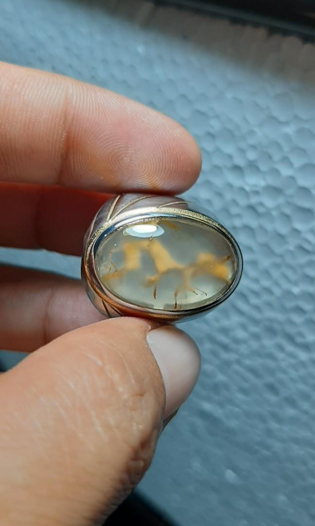 Batu akik Gambar naga emas, Men's Fashion, Watches ...