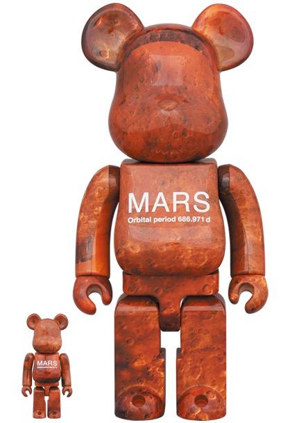 Bearbrick Mars 400% + 100%, 興趣及遊戲, 玩具& 遊戲類- Carousell