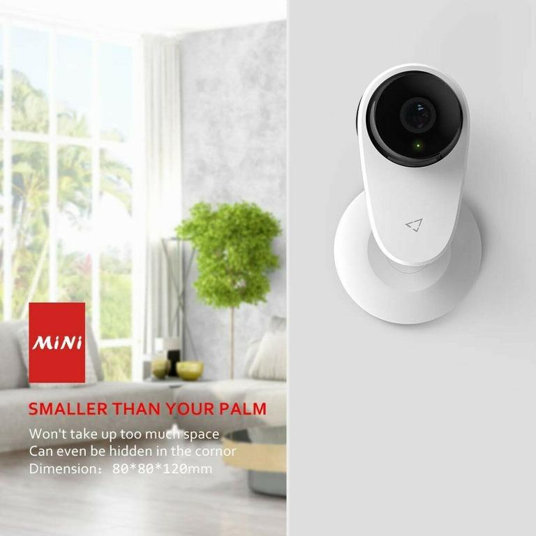 BNIB Victure 1080P PC220 FHD IP Camera Baby Monitor Home WiFi Security Camera Sound Motion Detection with Night Vision 2 Way Audio Cloud