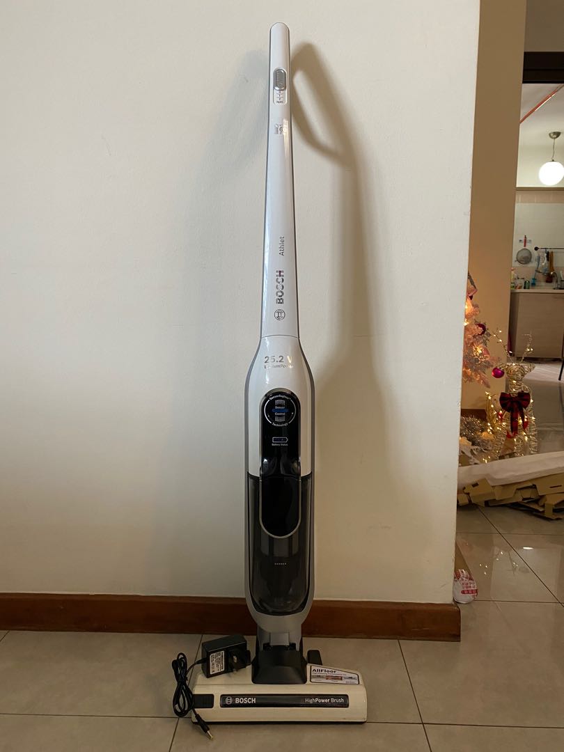 Bosch 25.2v Athlet Cordless Handstick Vacuum Cleaner White, TV & Home