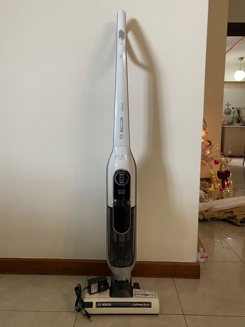 Bosch 25.2v Athlet Cordless Handstick Vacuum Cleaner White, TV & Home