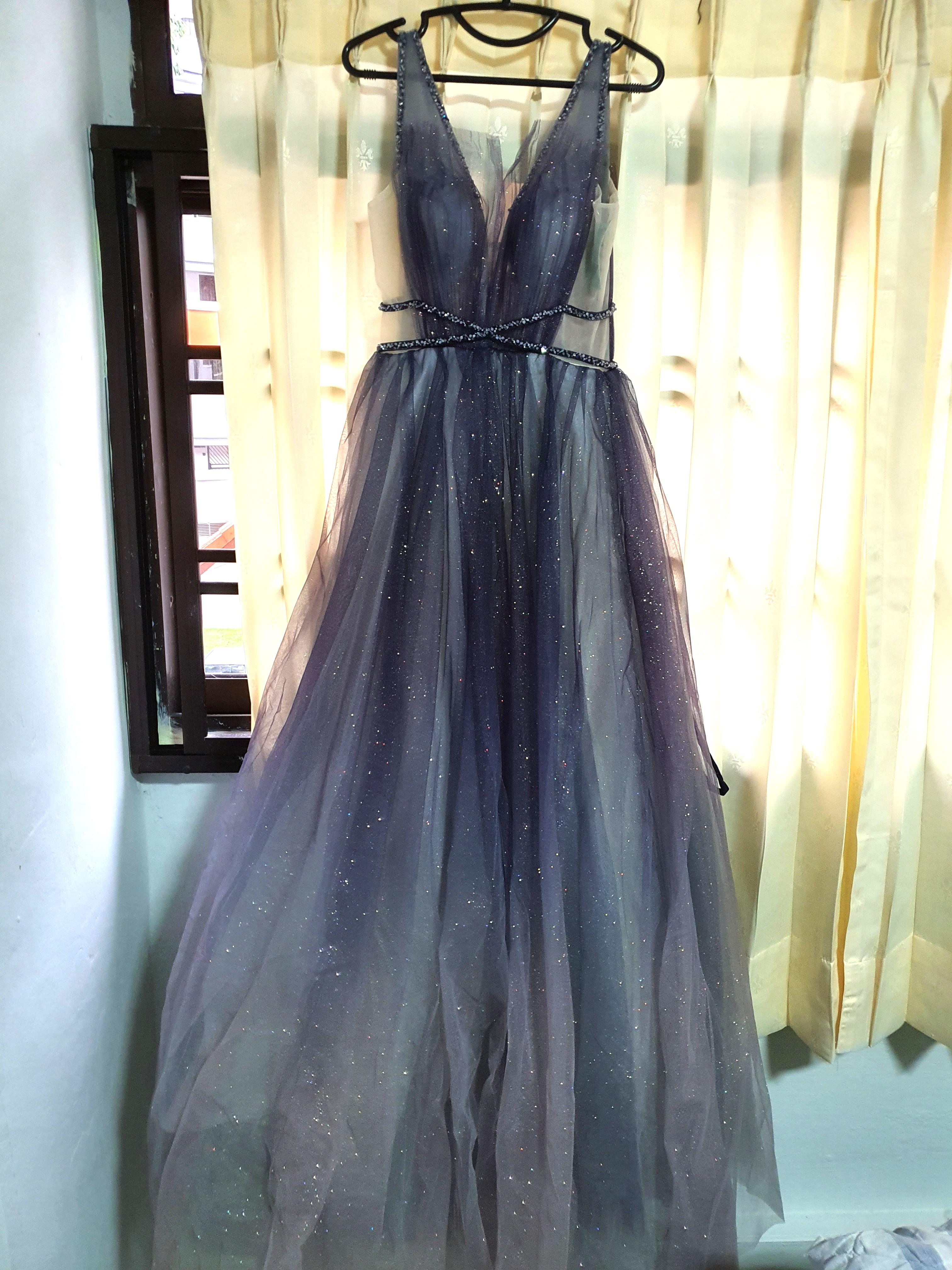 Brand new starry night gown, Women's