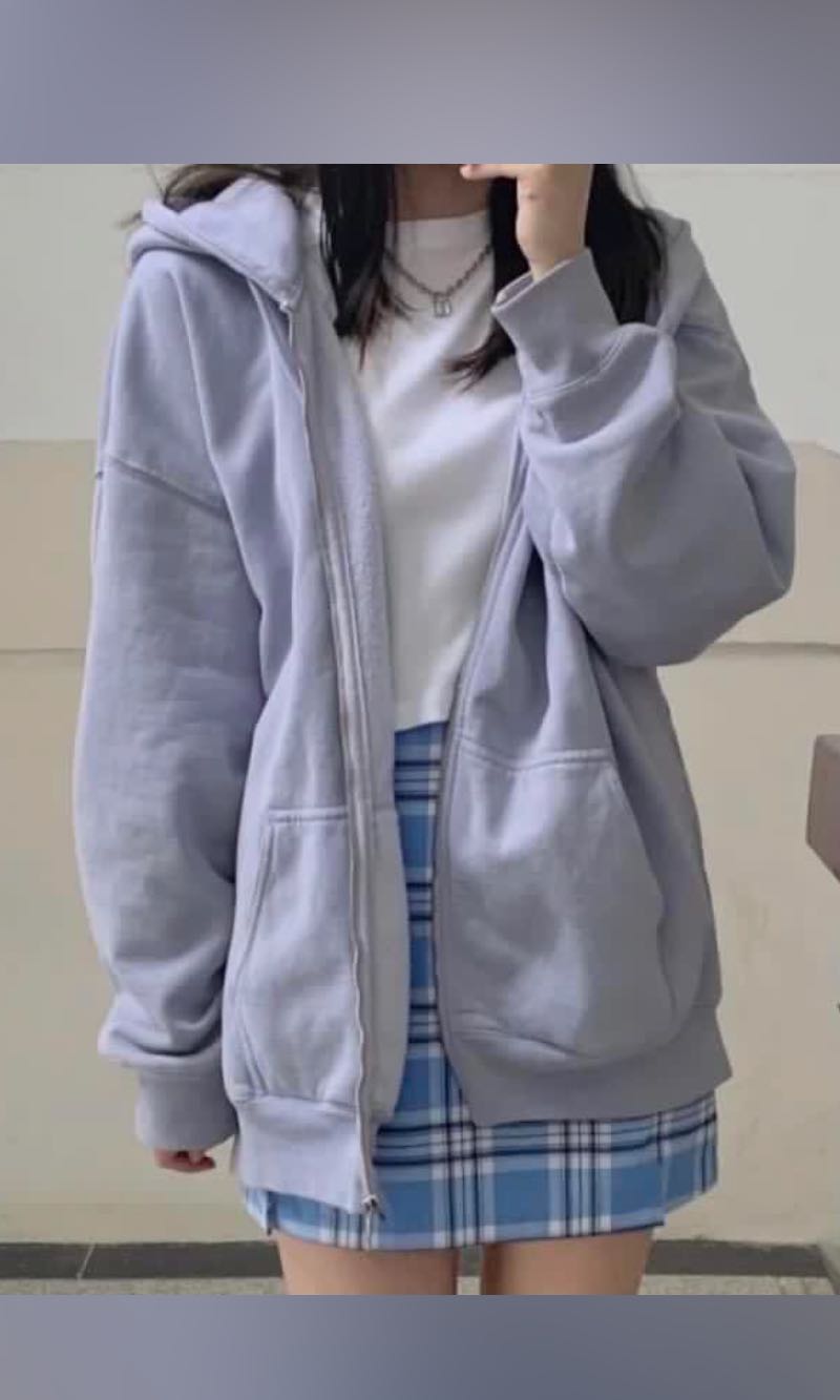 Periwinkle christy hoodie Clearance