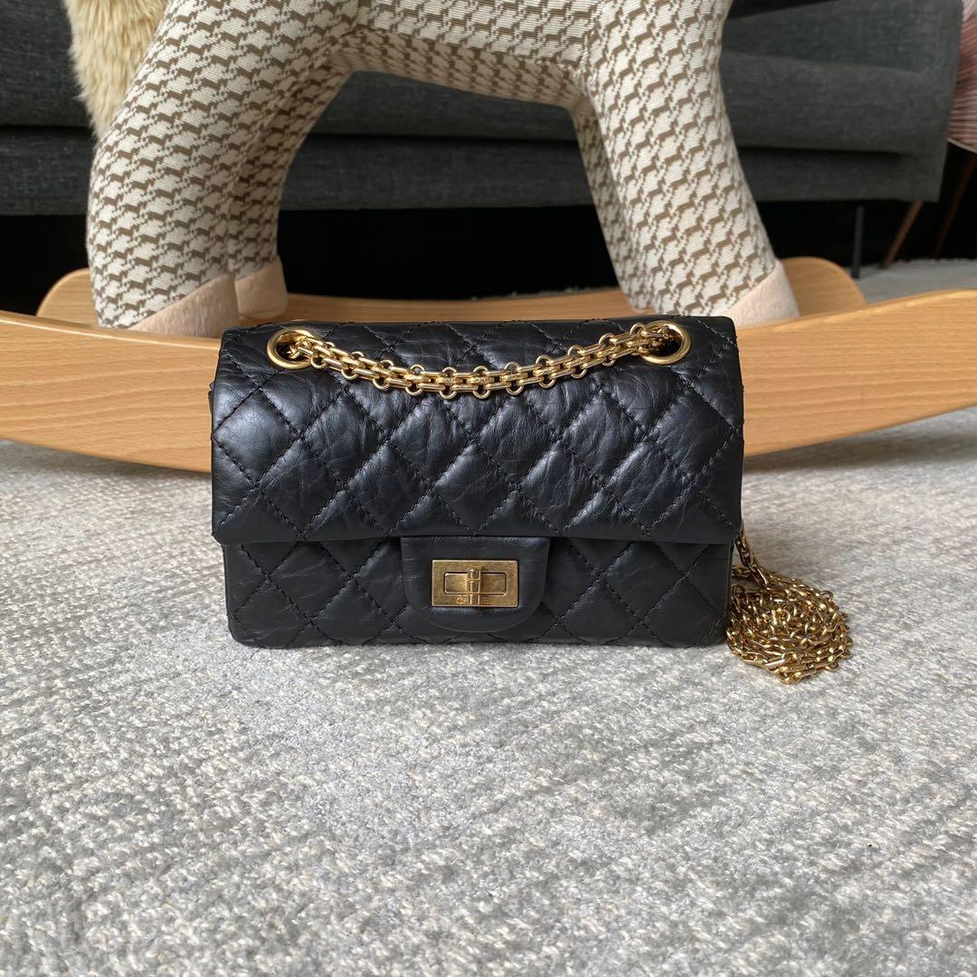 Chanel 255 Reissue Mini Flap, Luxury, Bags & Wallets on Carousell