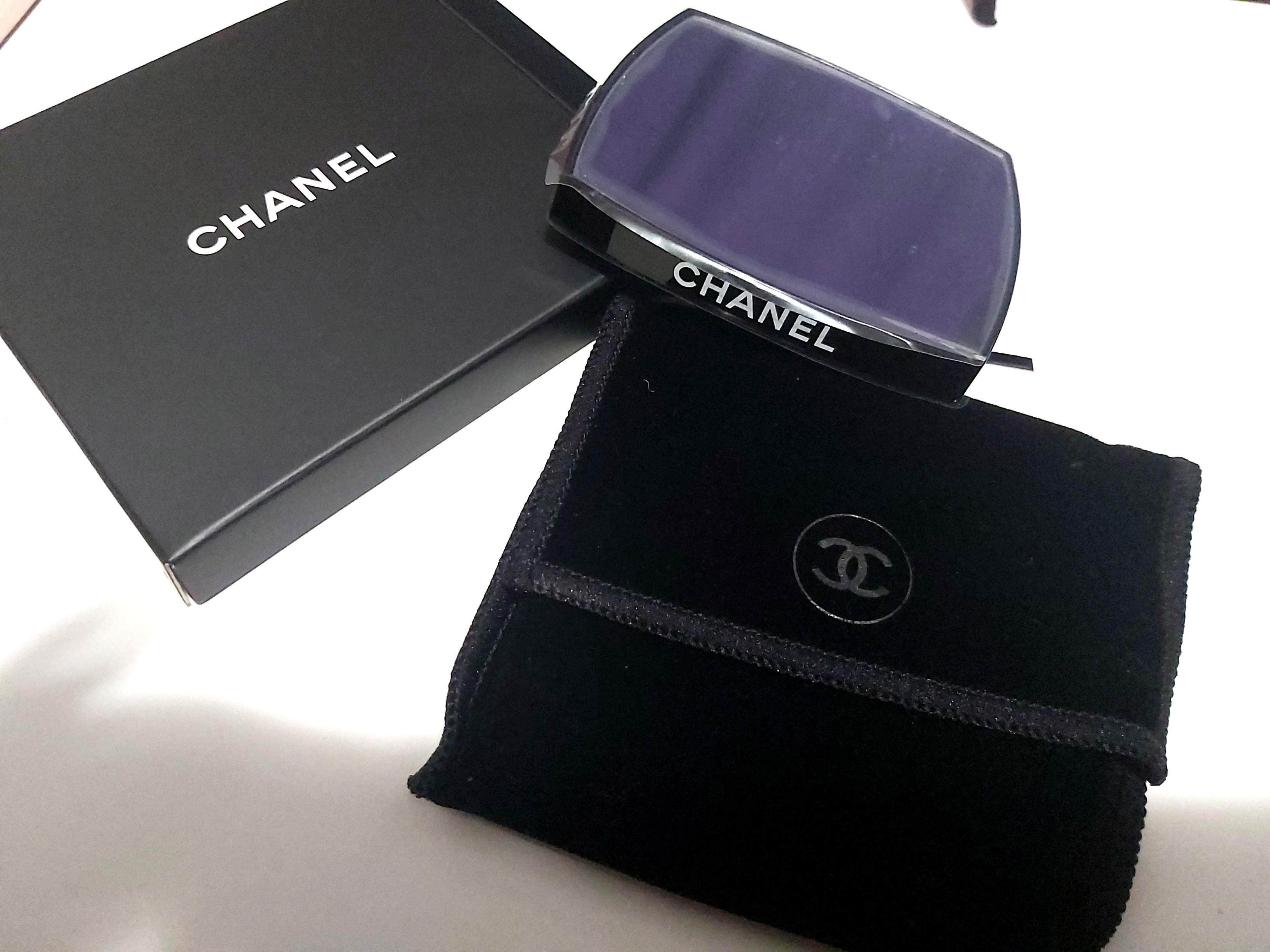 清屋4/6前交收特價) CHANEL Double Sided Mirror with Pouch 化妝鏡連