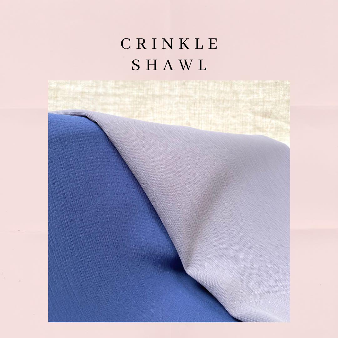 crinkle shawl