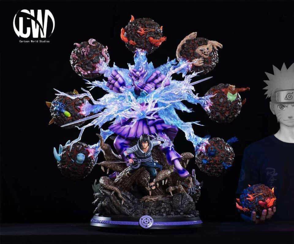 CW studio Sasuke susanoo DELUXE version resin statue (Naruto figurine