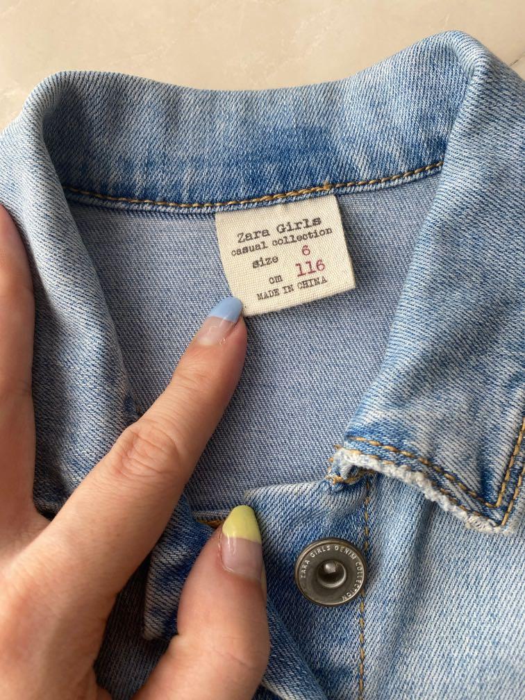 Zara Kids Denim Jacket Babies Kids Babies Kids Fashion on Carousell