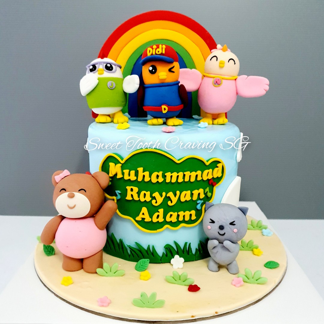 Didi & friends Cake | Cartoon cake, Friends cake, Cake